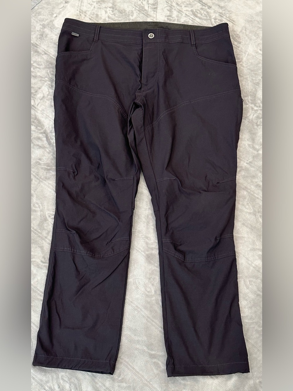 Kuhl Pants Mens 40x30 Black Renegade Rock Stretch Outdoor Hiking Climbing Nylon